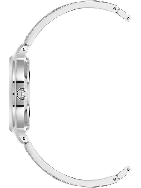Anne Klein Women\'s Silver Black Analog Genuine Diamond Dial Bangle Luxury Watch main image 9